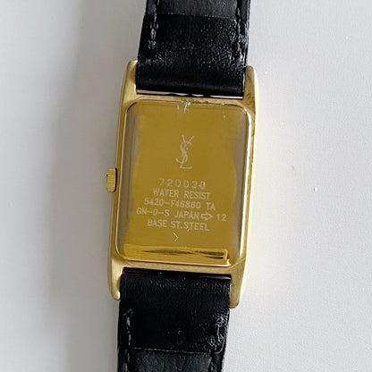 Yves Saint Laurent 1980s Tank Watch