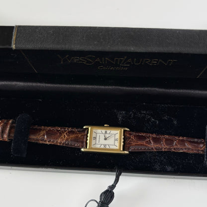 Yves Saint Laurent 1990s Tank Watch