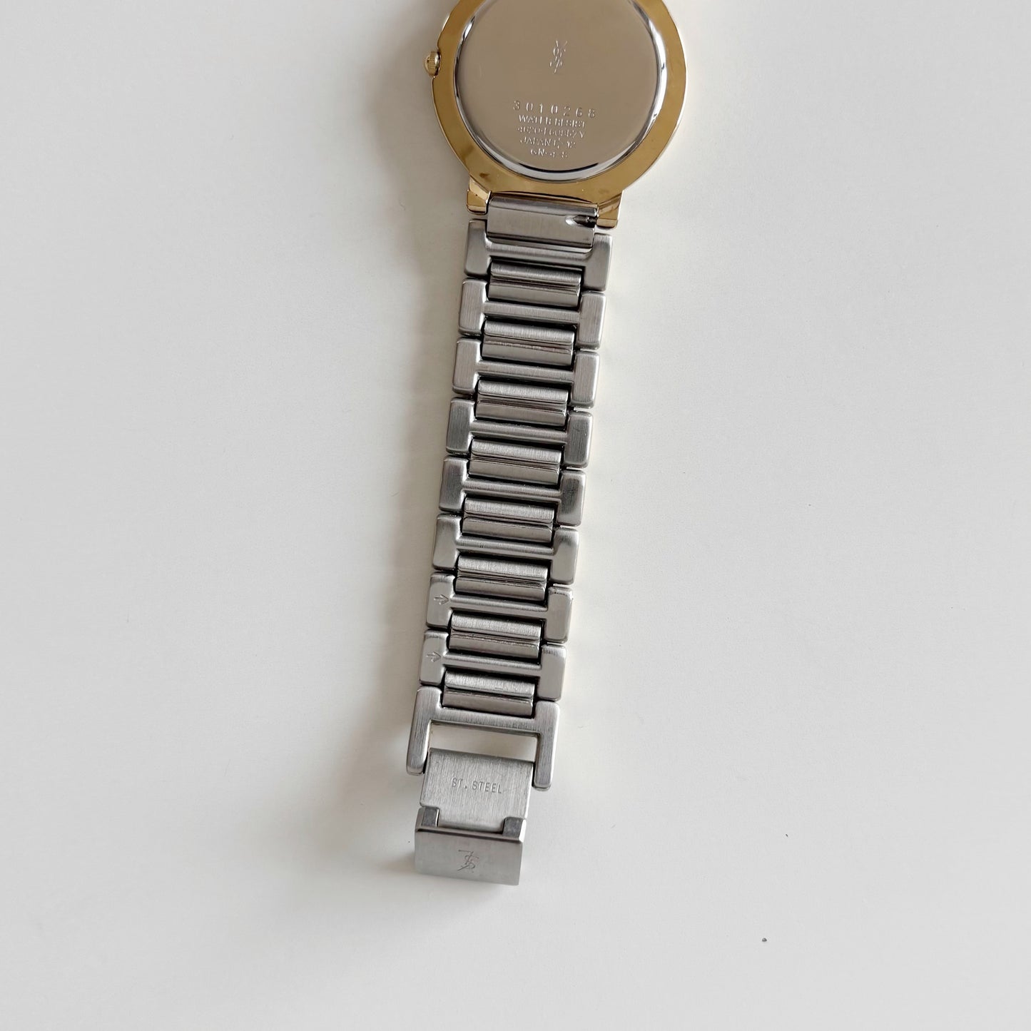 Yves Saint Laurent 1990s Two Tone Watch (Large)