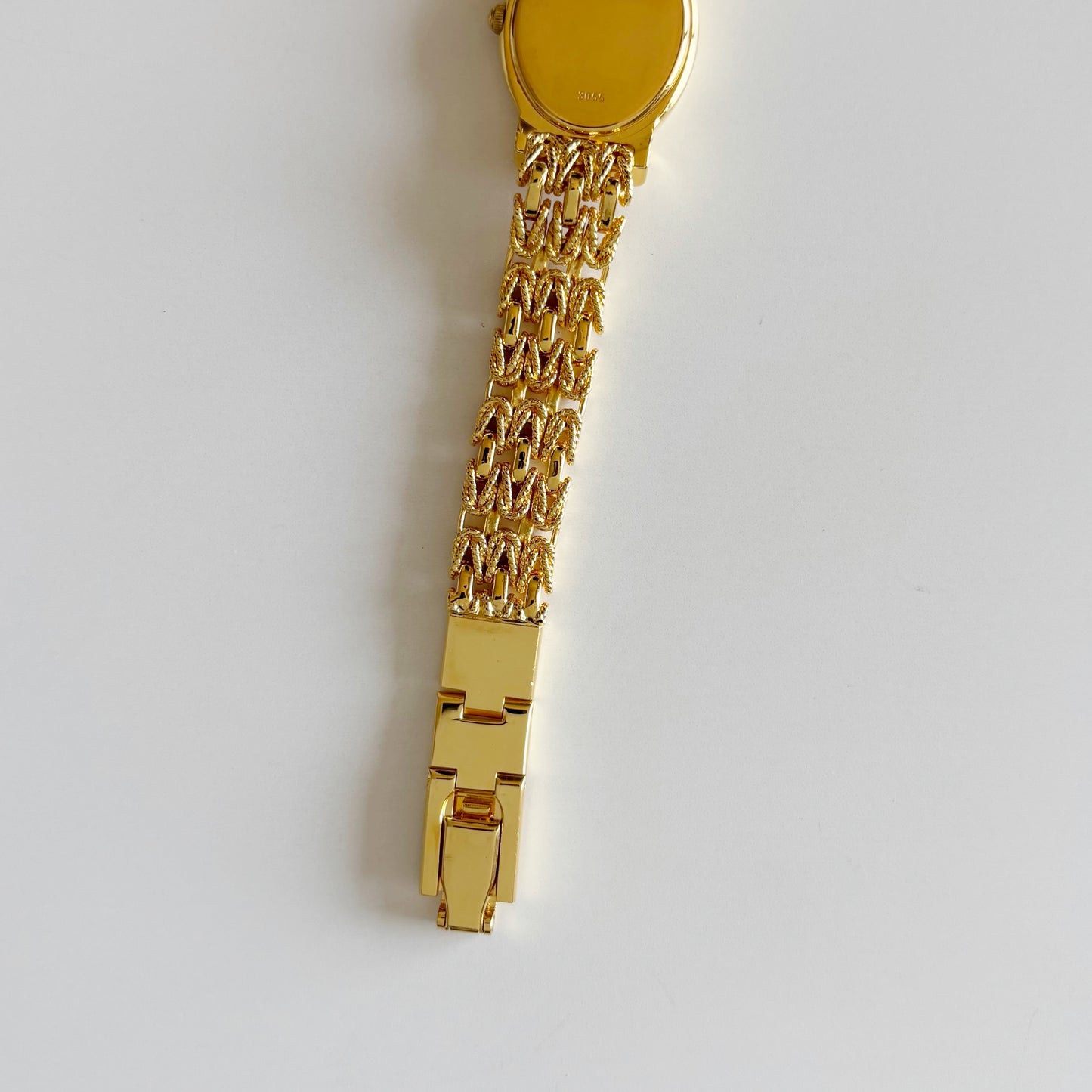 Dior 1990s Oval Dial Gold Plated Watch