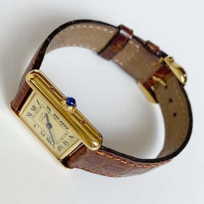 Cartier 1990s Must de Tank Watch SM