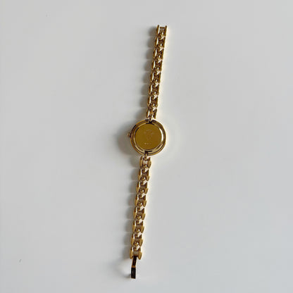 Gucci 1990s Interchangeable Bezel Gold Plated Watch with 6 bezels, case (160mm)