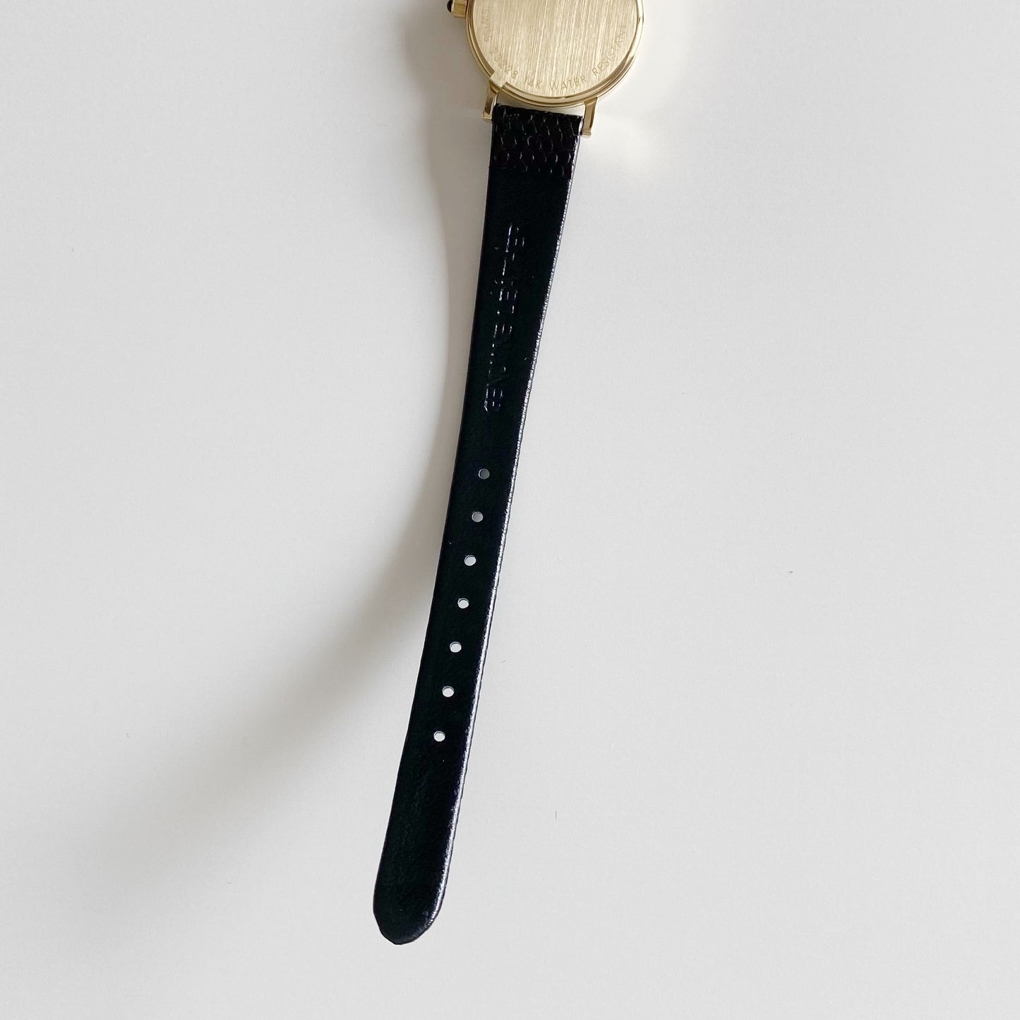 Tiffany 1990s 14K Solid Gold Round Watch
