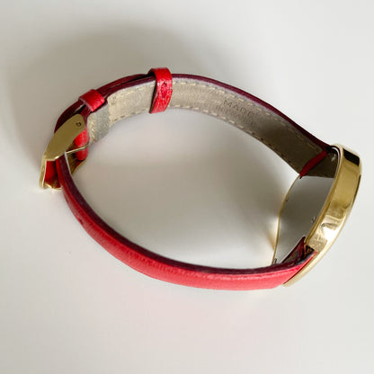 Yves Saint Laurent 1990s Heart shaped Dial Gold Plated Watch