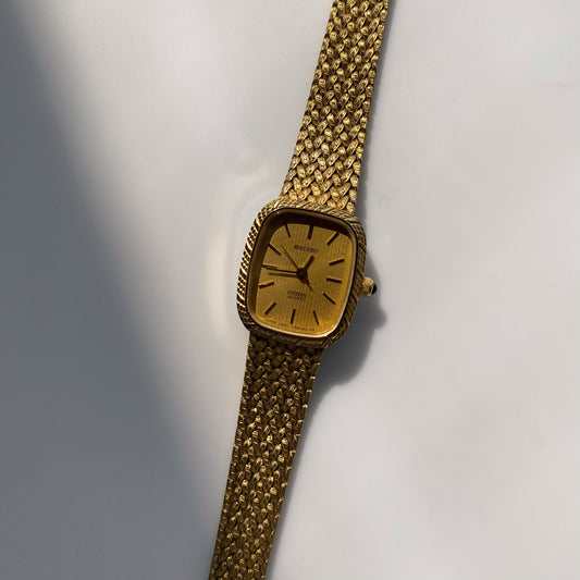Citizen Exceed Gold Woven Watch