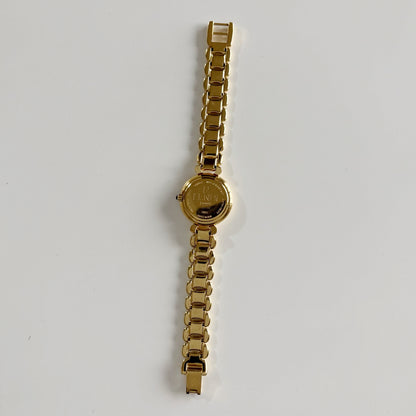 Fendi 1990s Seashell Dial Gold Plated Watch