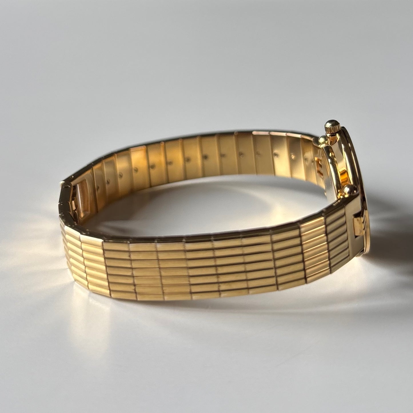Dior 1990s Round Dial Gold Plated Watch