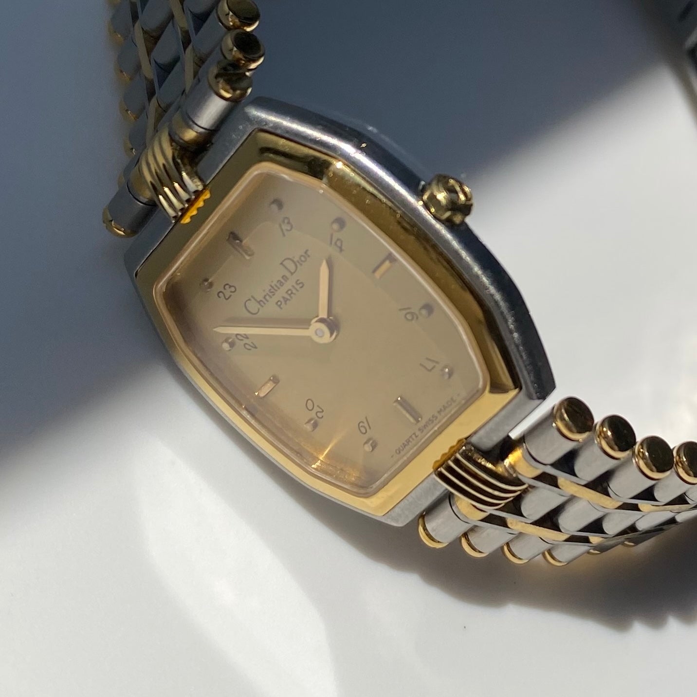 Dior 1990s Two Tone Watch