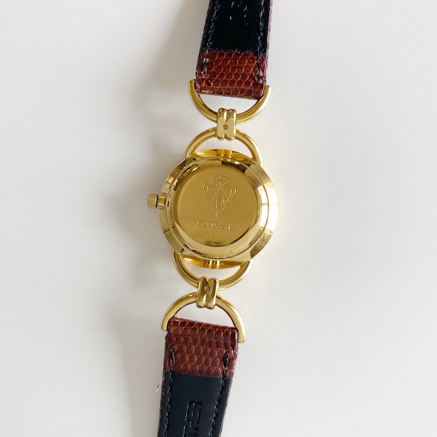 Gucci 1990s Gold Plated Horsebit Watch