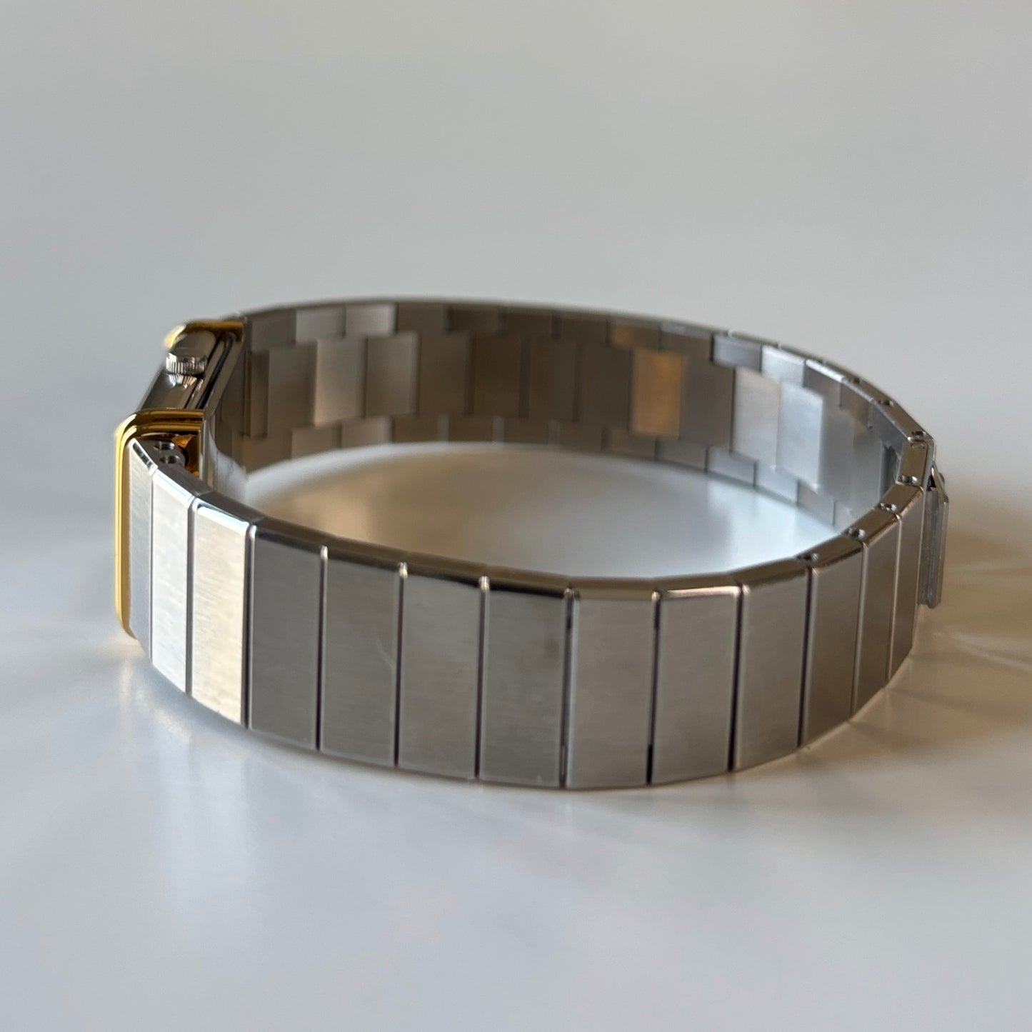Yves Saint Laurent 1990s Reverso Two Tone Watch