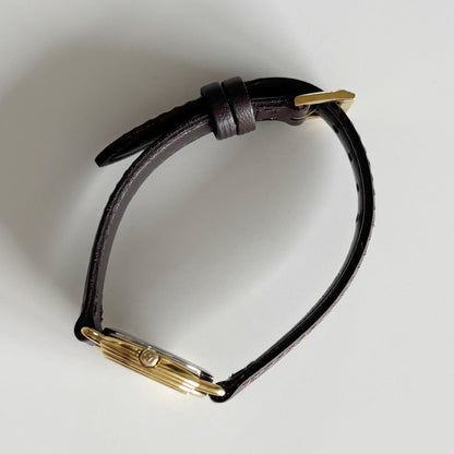 Dior 1990s Seashell Dial Gold Plated Watch