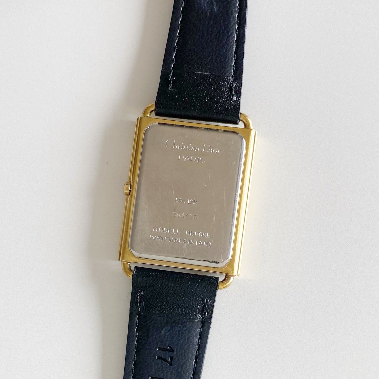 Dior 1990s Gold Plated Tank Watch (Large)