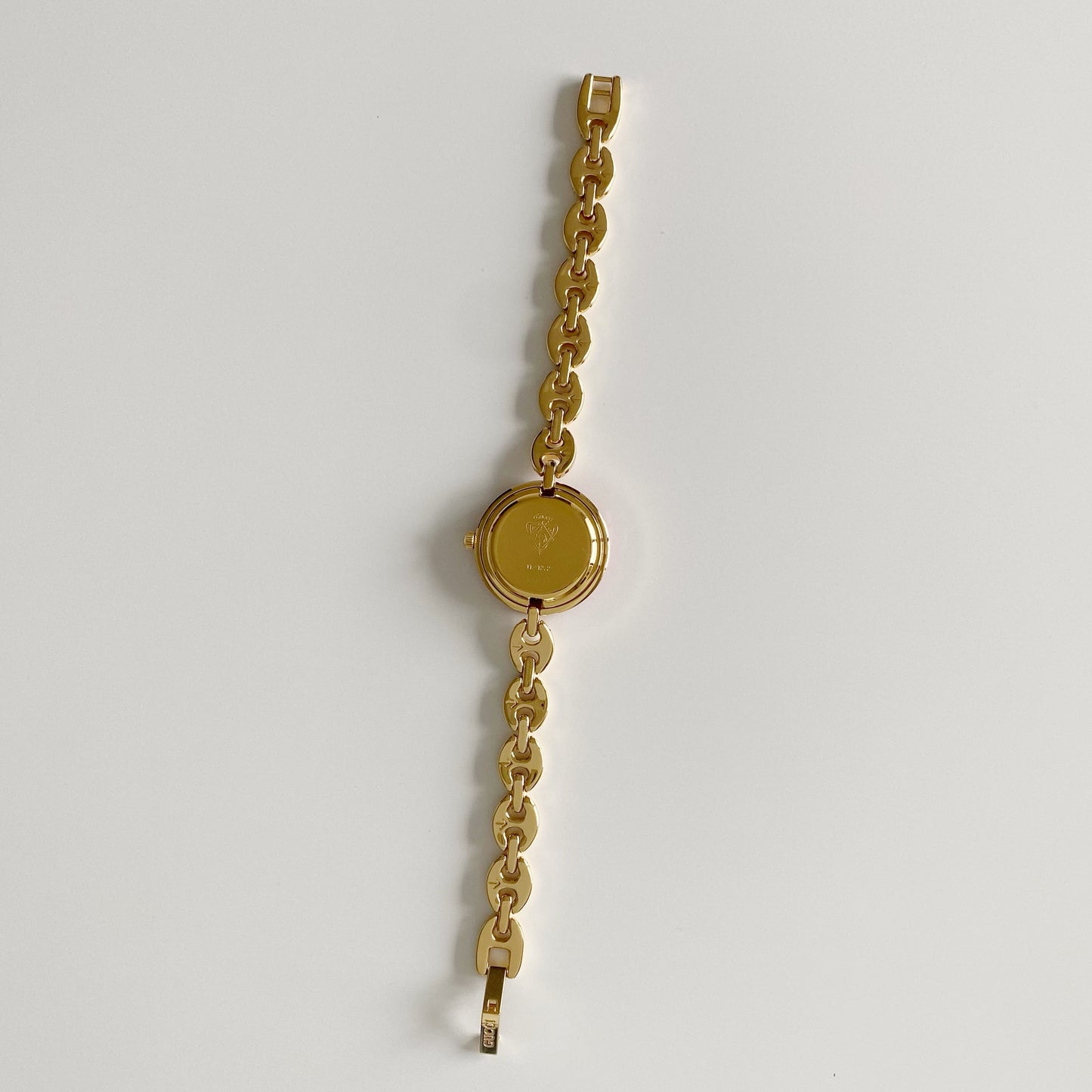 Gucci 1990s Interchangeable Bezel Gold Plated Watch with 6 bezels, case (166mm)