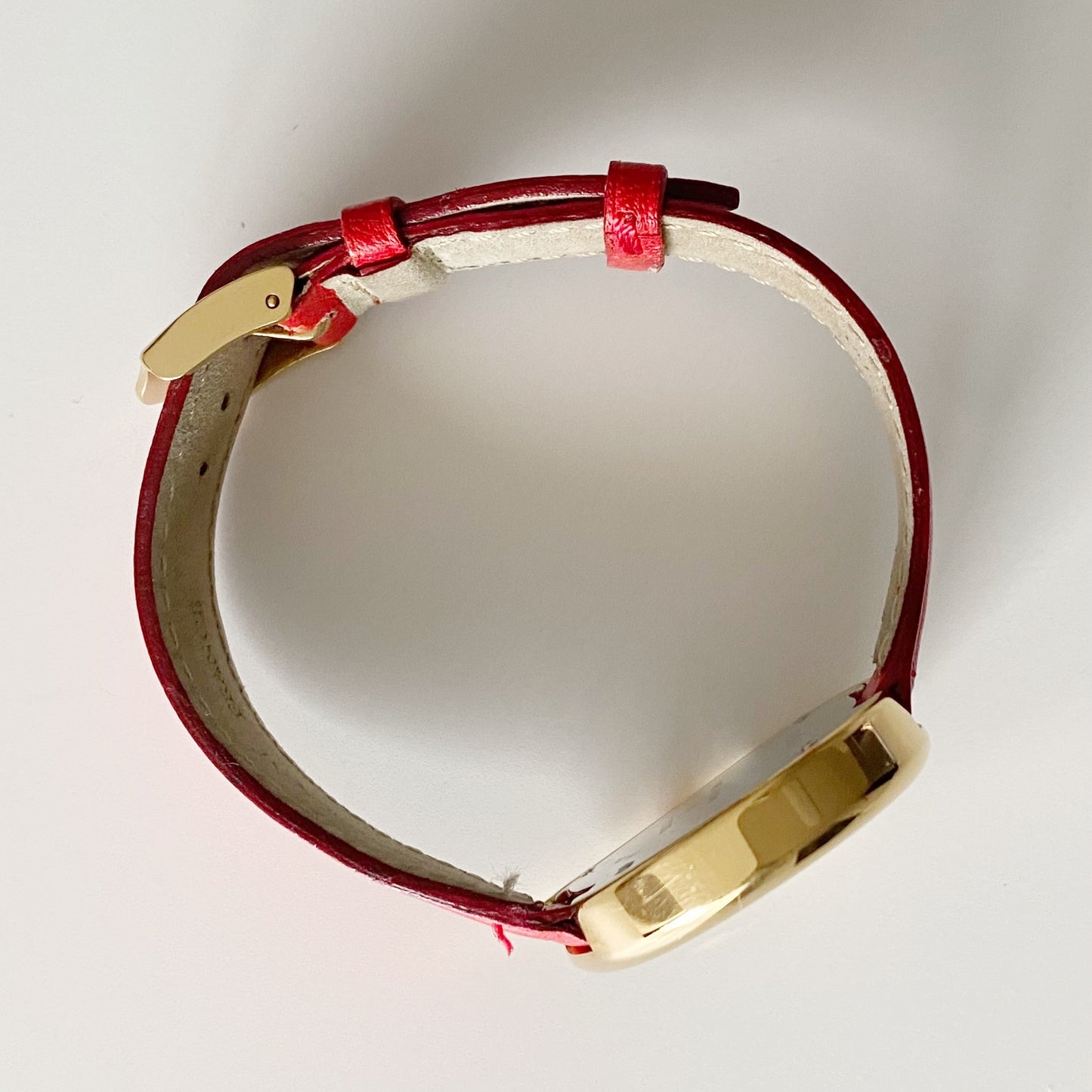 Yves Saint Laurent 1990s Heart shaped Dial Gold Plated Watch