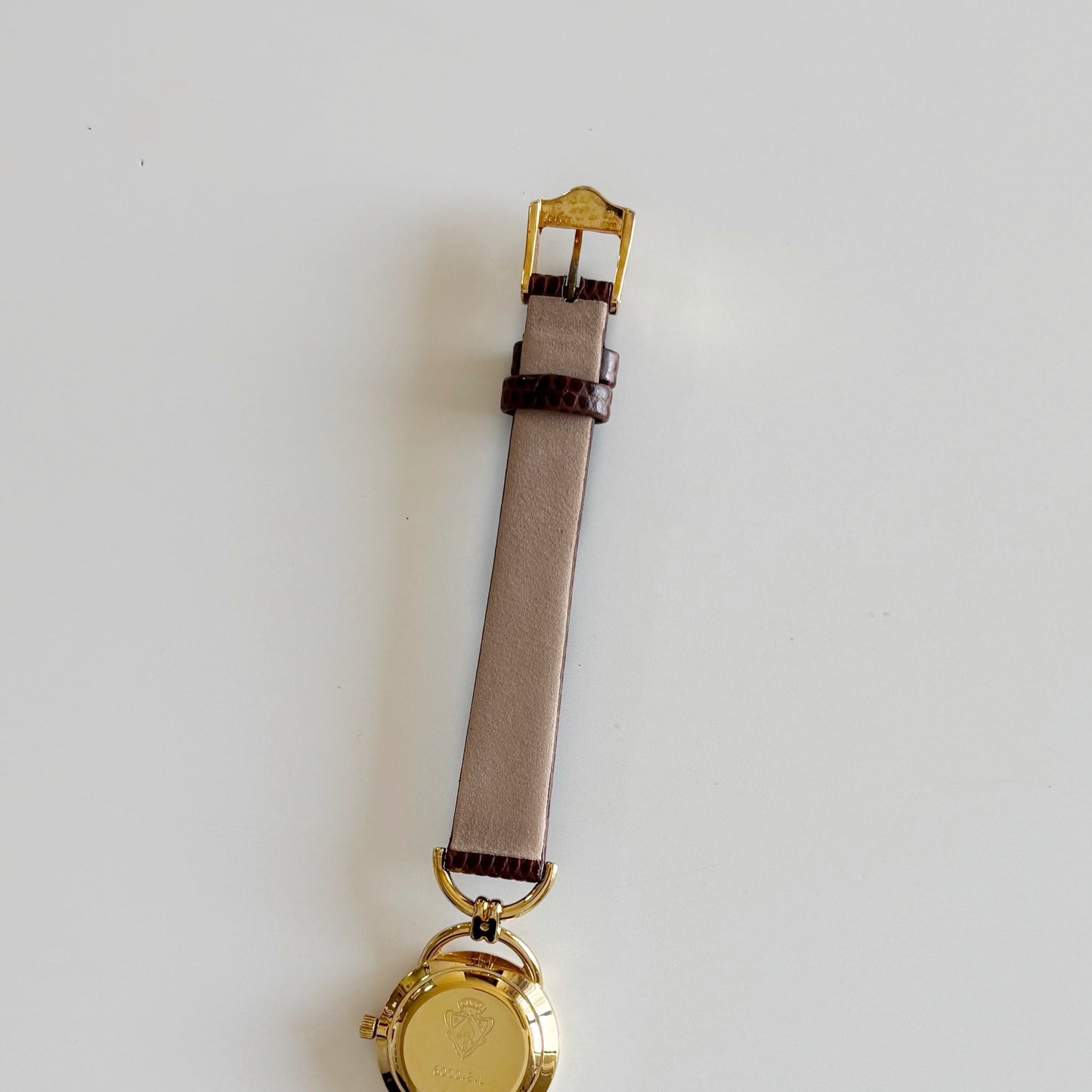 Gucci 1990s Gold Dial Horsebit Gold Plated Watch