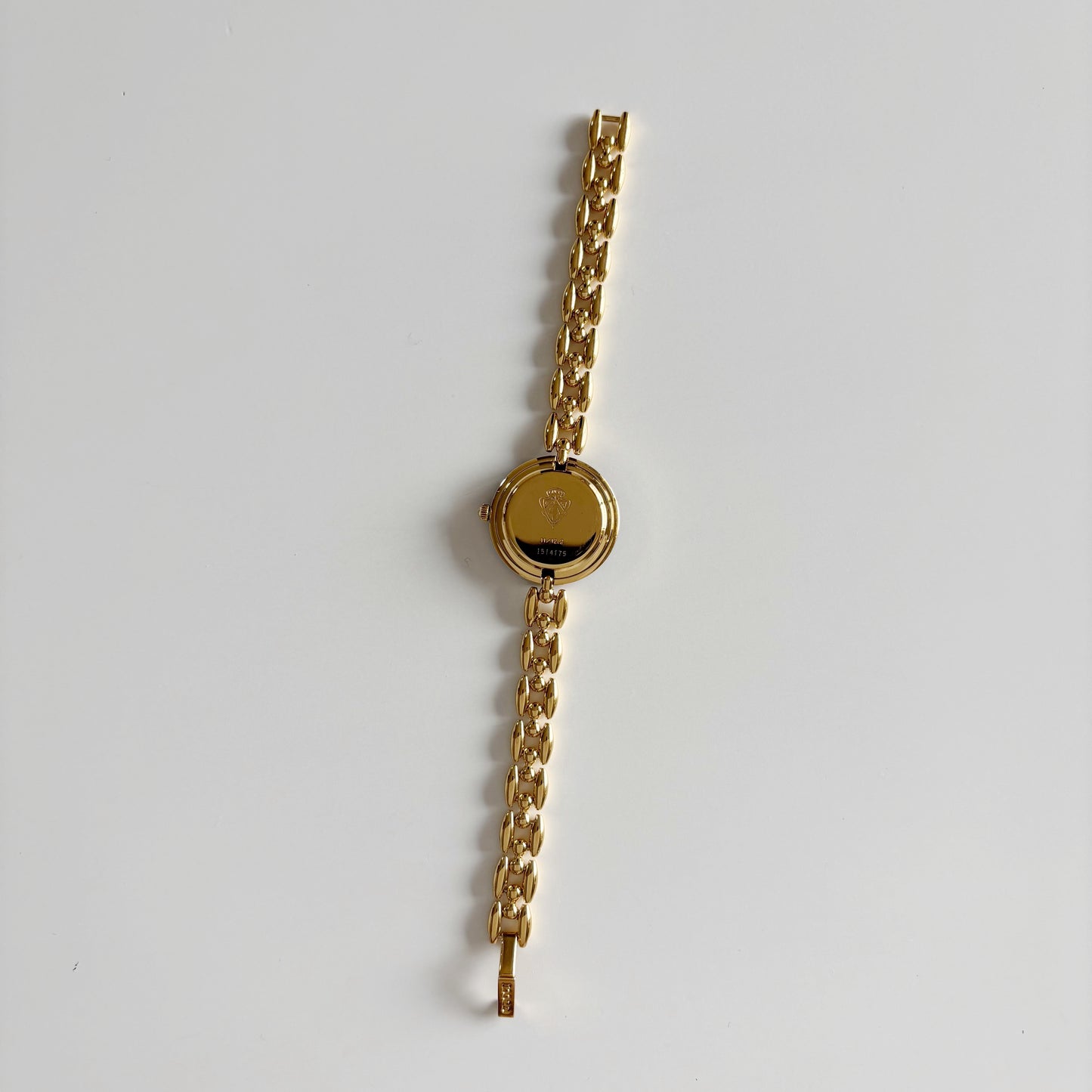 Gucci 1990s Interchangeable Bezel Gold Plated Rice Chain Watch with 6 bezels, case (160mm)