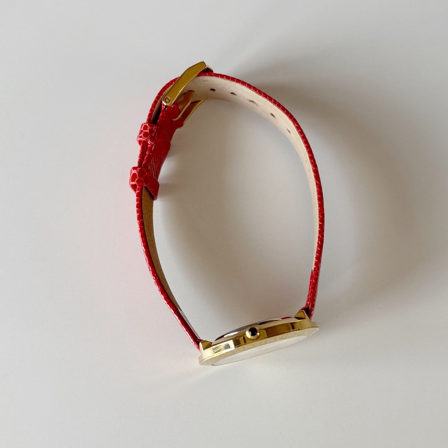 Dior 1990s Round Dial Gold Plated Watch