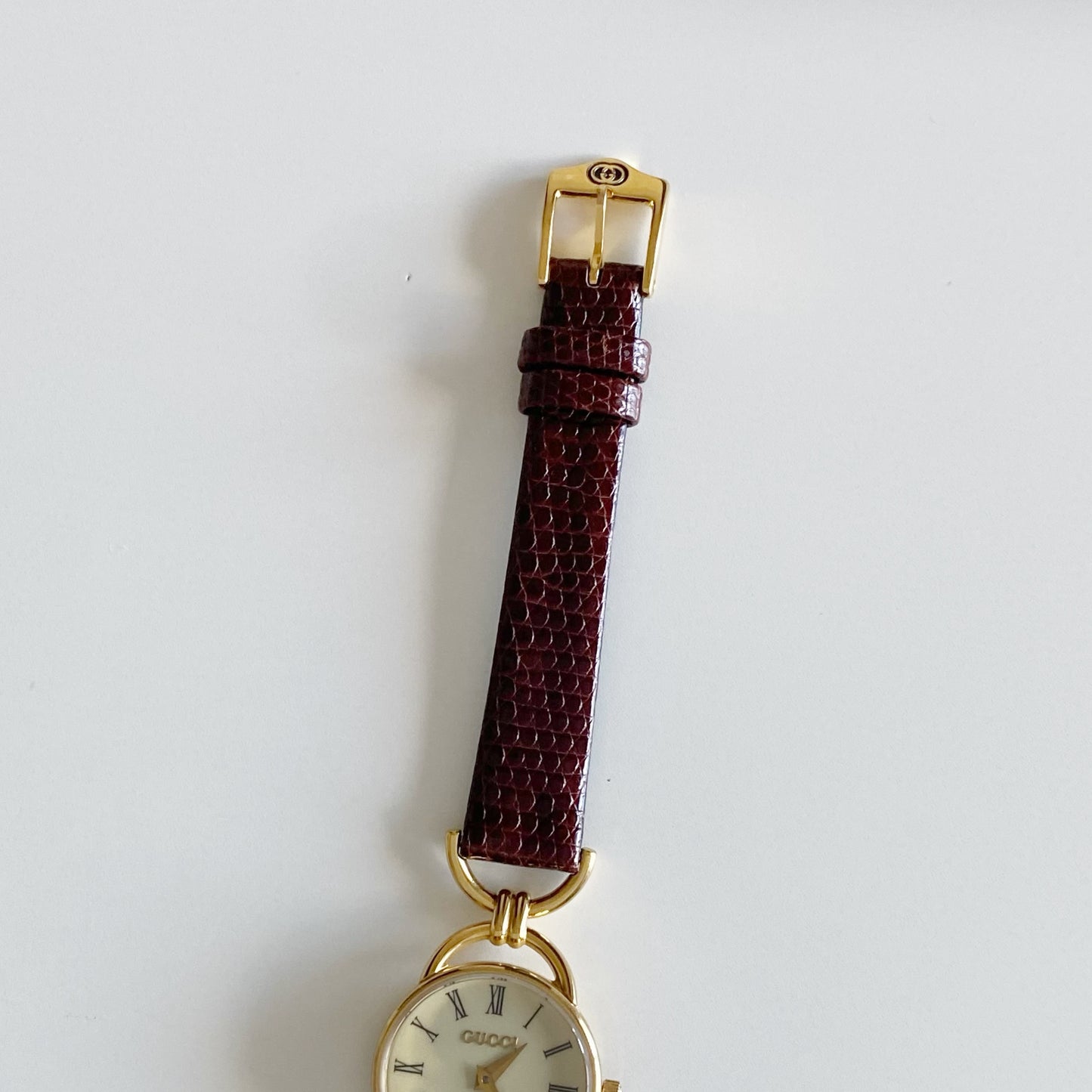 Gucci 1990s Horsebit Gold Plated Watch