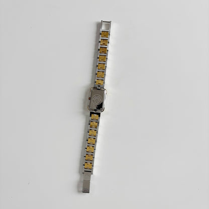 Hermes 1990s Croisier Two Tone Watch