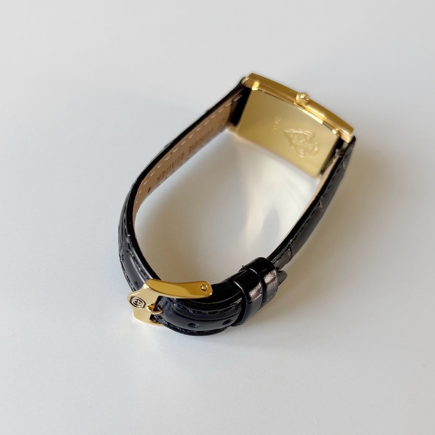 Gucci 1990s Tank Gold Plated Watch