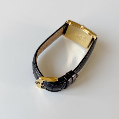 Gucci 1990s Tank Gold Plated Watch