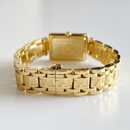 Fendi 1990s Gold Plated Watch Limited Edition (only 2,500 pieces made)