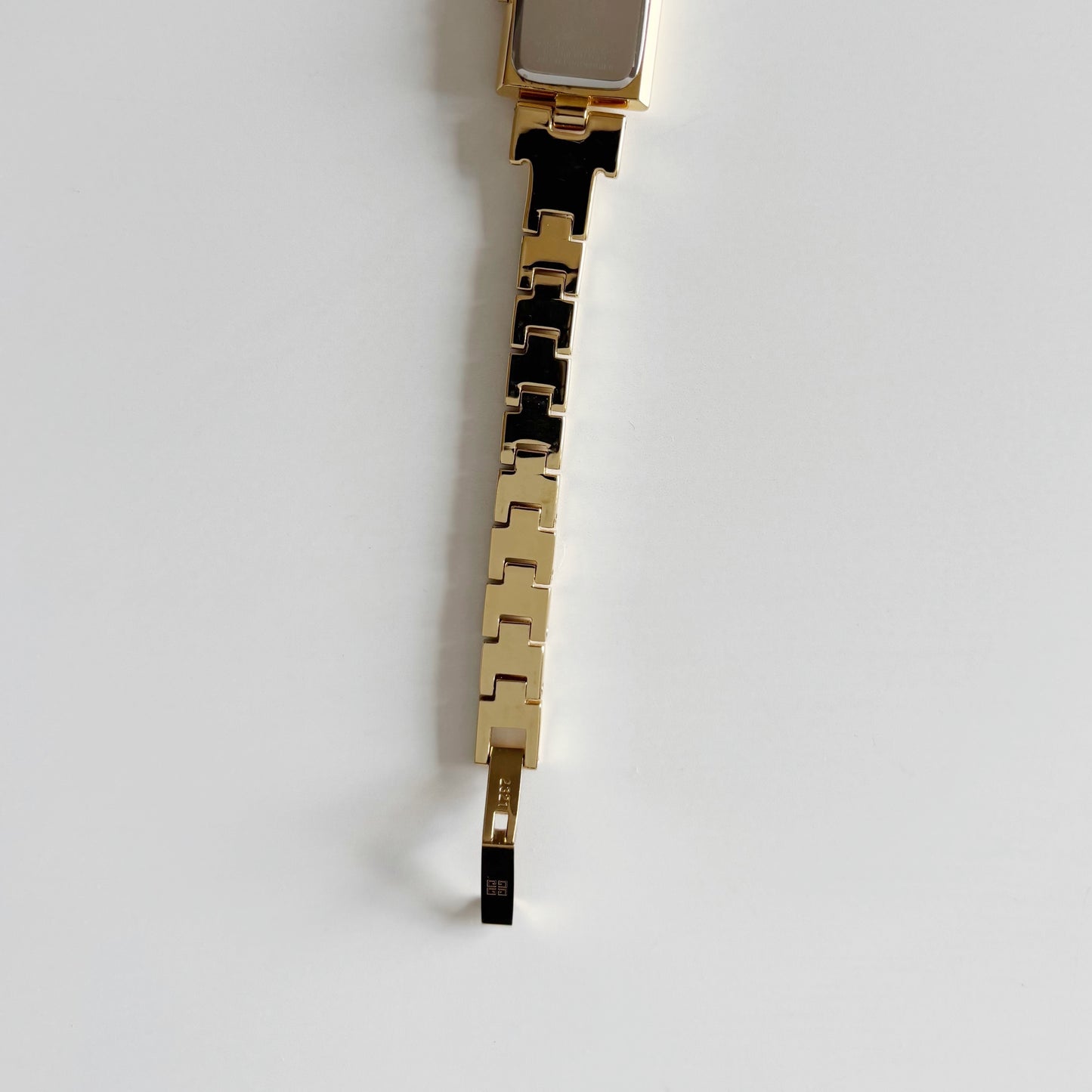 Givenchy 1990s Tank Gold Plated Watch