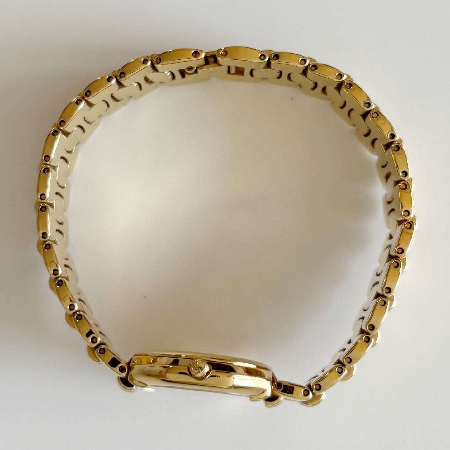 Dior 1990s Octagon Gold Plated Watch