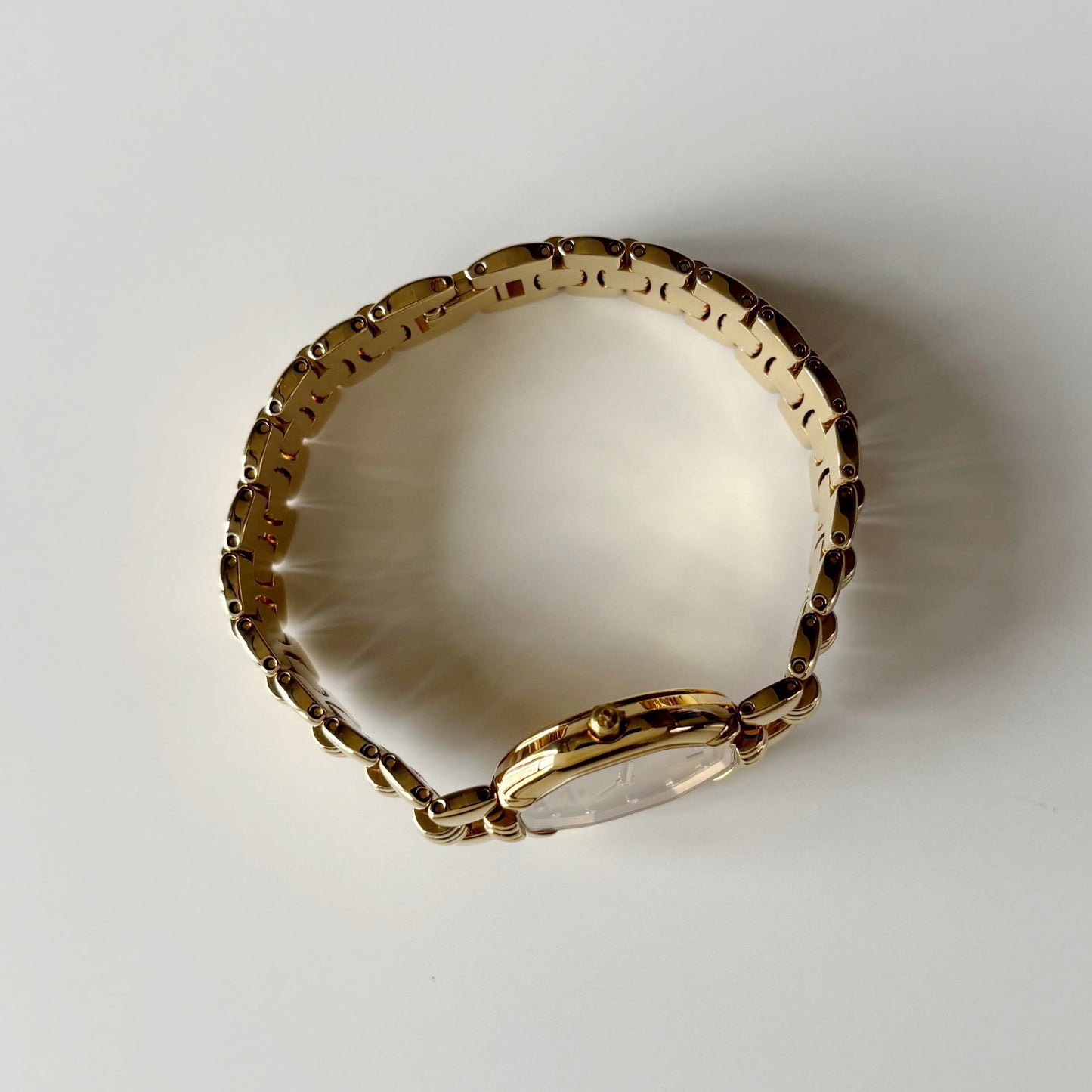 Dior 1990s Octagon Gold Plated Watch