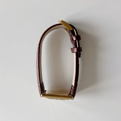 Gucci 1990s Tank Gold Plated Watch