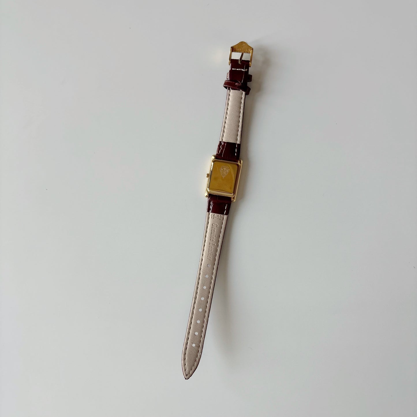 Gucci 1990s Tank Gold Plated Watch