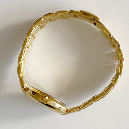 Dior 1990s Round Dial Gold Plated Watch