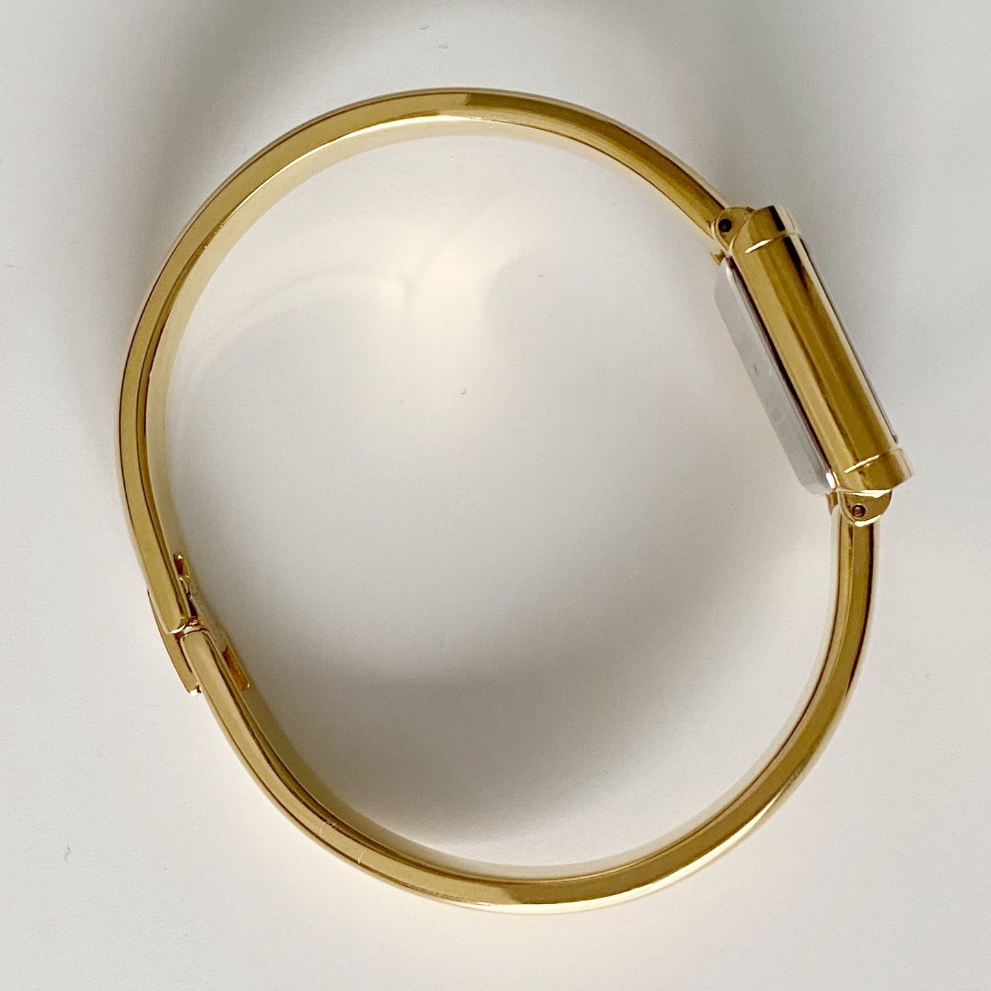 Yves Saint Laurent 1990s Gold Plated Bangle Watch