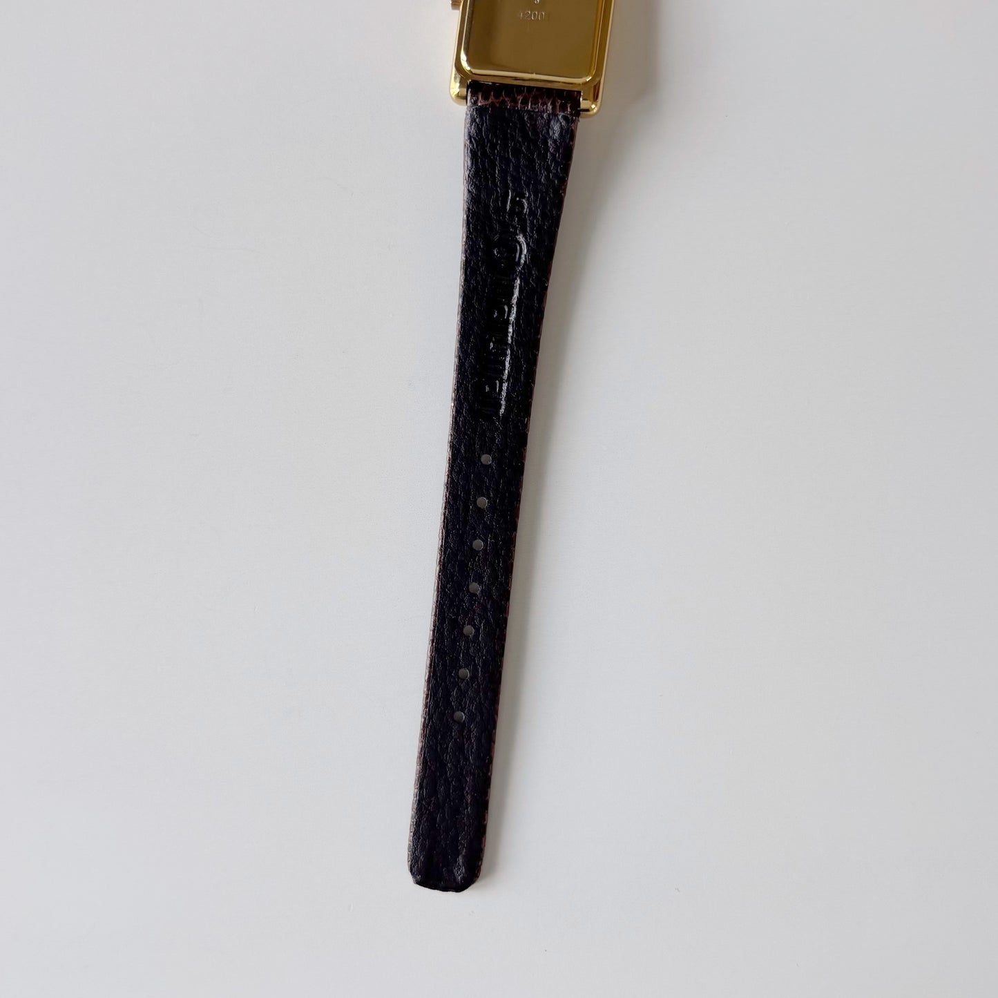 Gucci 1990s Tank Gold Plated Watch