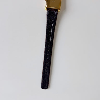 Gucci 1990s Tank Gold Plated Watch