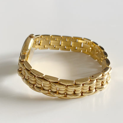 Dior 1990s Round Dial Gold Plated Watch