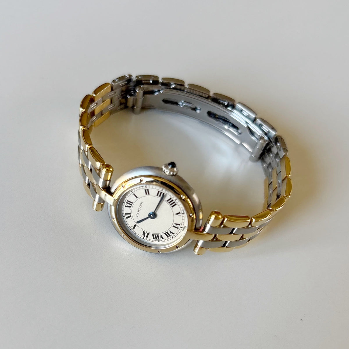 Cartier 1990s Panthere Vendome 18K There Row Watch (SM)