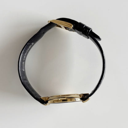 Dior 1990s Seashell Dial Gold Plated Watch