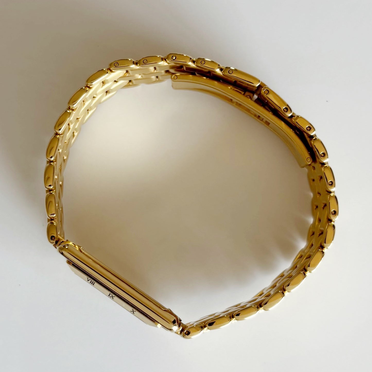 Gucci 1990s Tank Gold Plated Watch (Large)