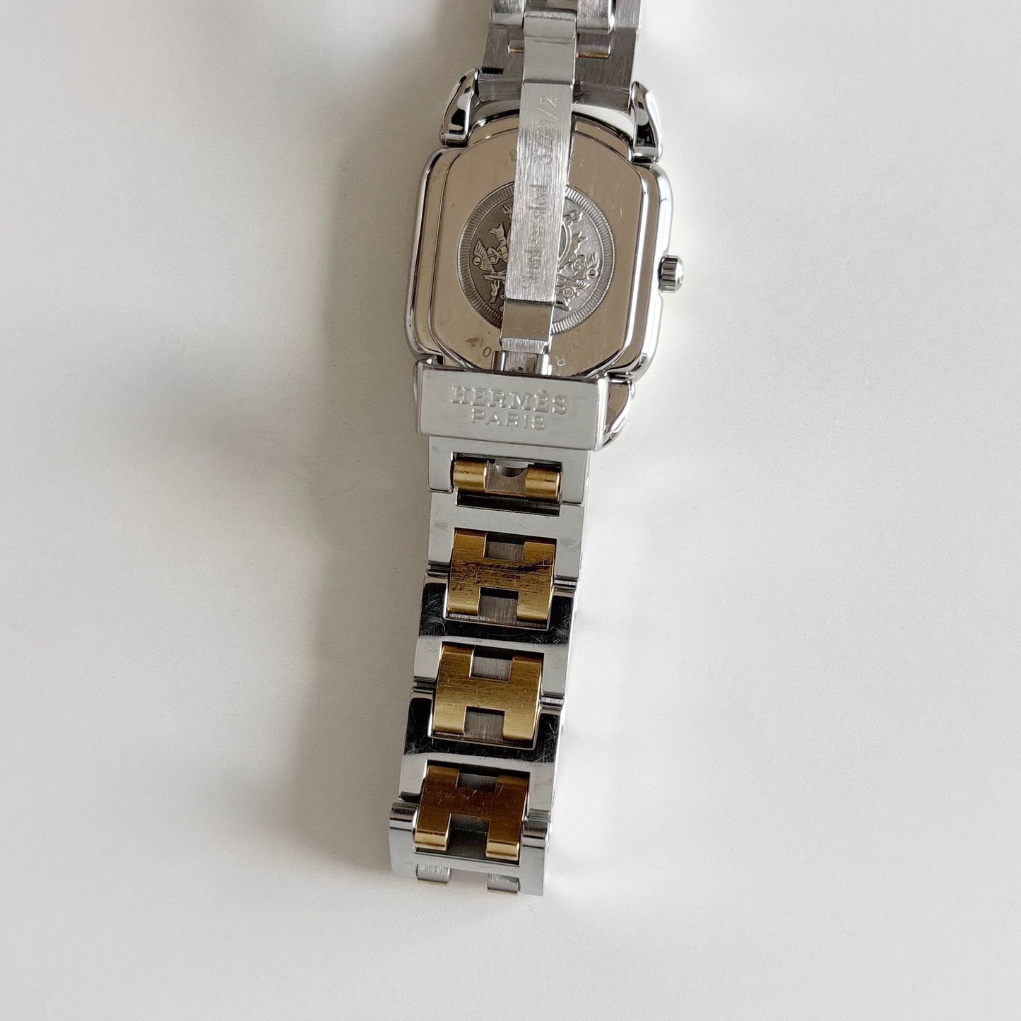 Hermes 1990s Rallye Two Tone Watch