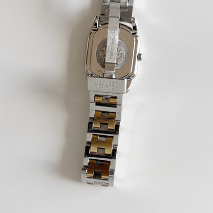 Hermes 1990s Rallye Two Tone Watch