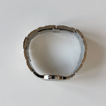Dior 1990s Seashell Round Dial Stainless Steel Watch
