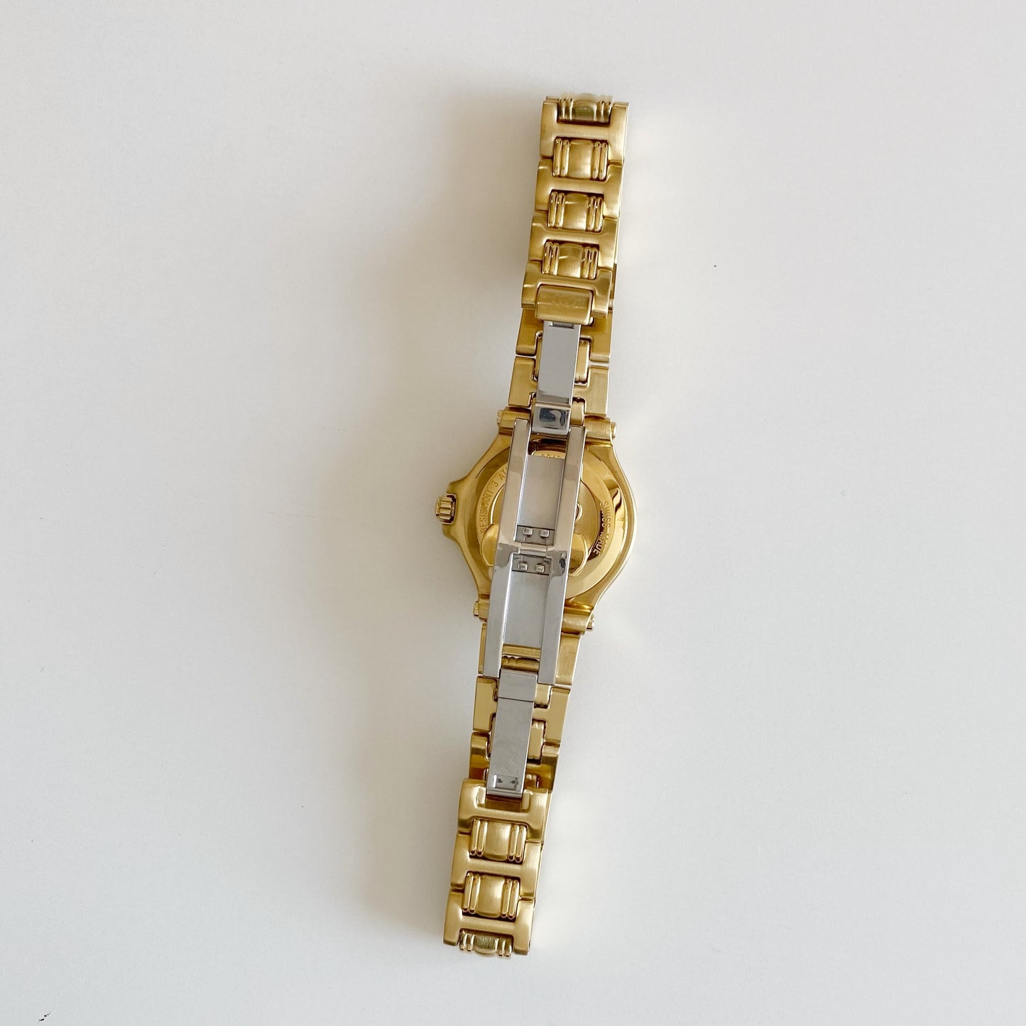 Gucci 1990s Date Gold Plated Watch