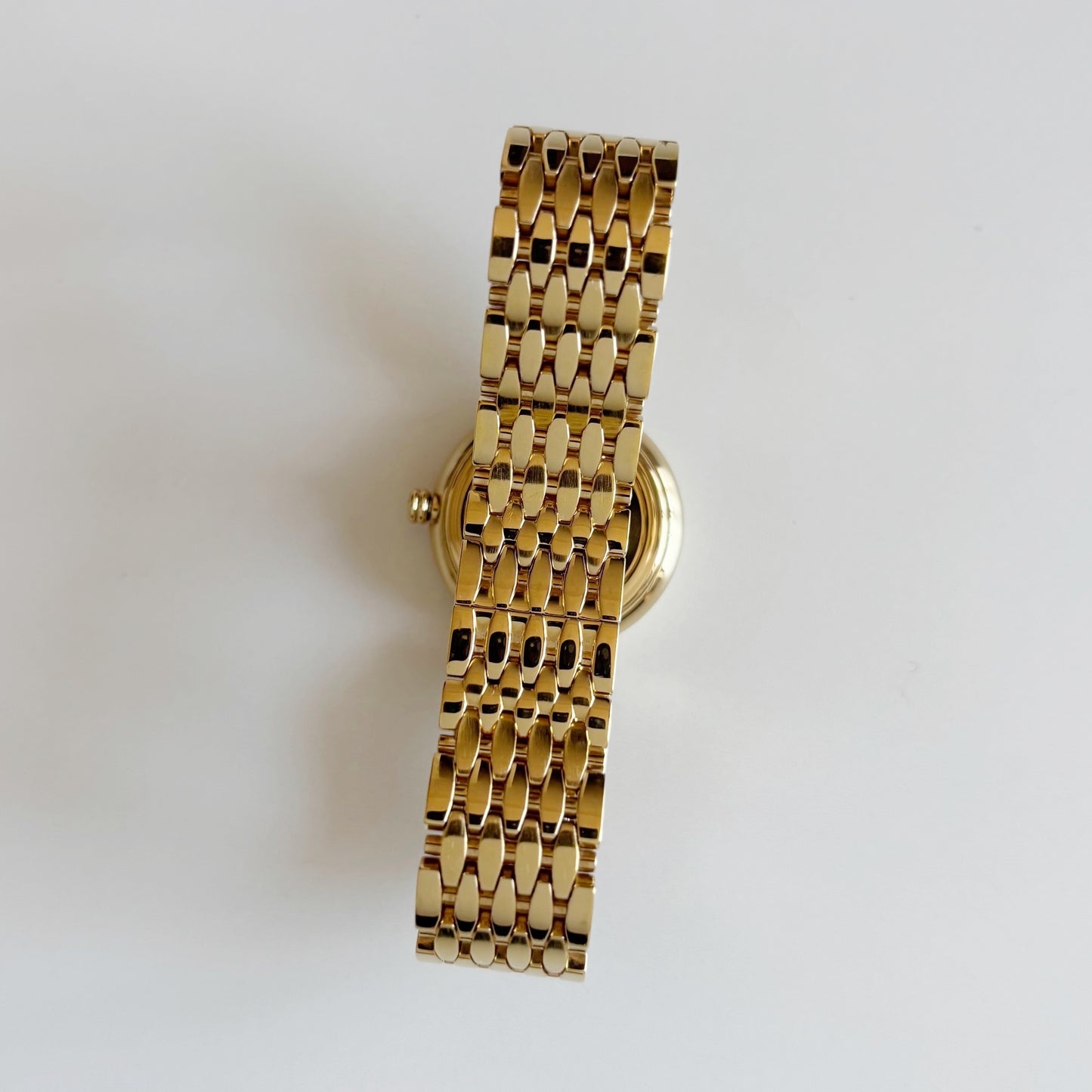 Dior 1990s Round Dial Gold Plated Watch