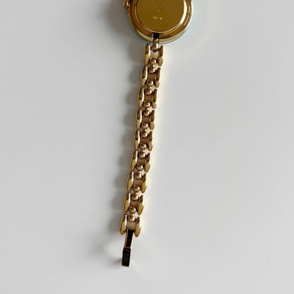 Gucci 1990s Interchangeable Bezel Gold Plated Watch with 6 bezels, case (167mm)