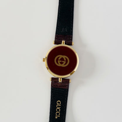 Gucci 1990s Round Dial Sherry Watch (Large)