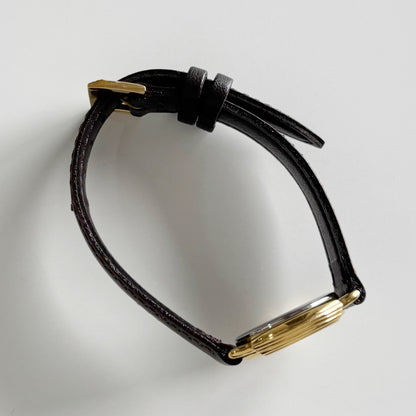 Dior 1990s Seashell Dial Gold Plated Watch