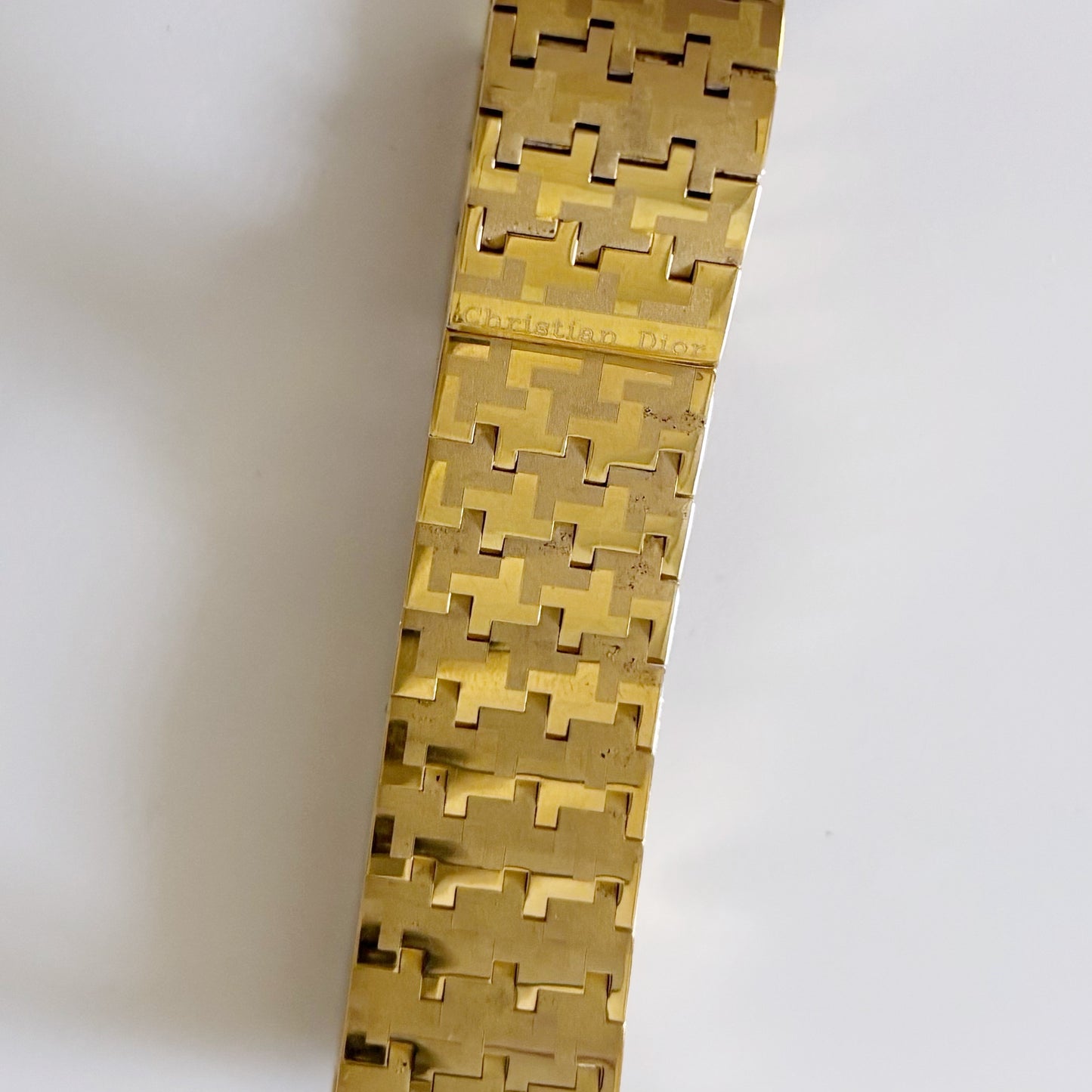 Dior Early 2000s Miss Dior Gold Plated Watch