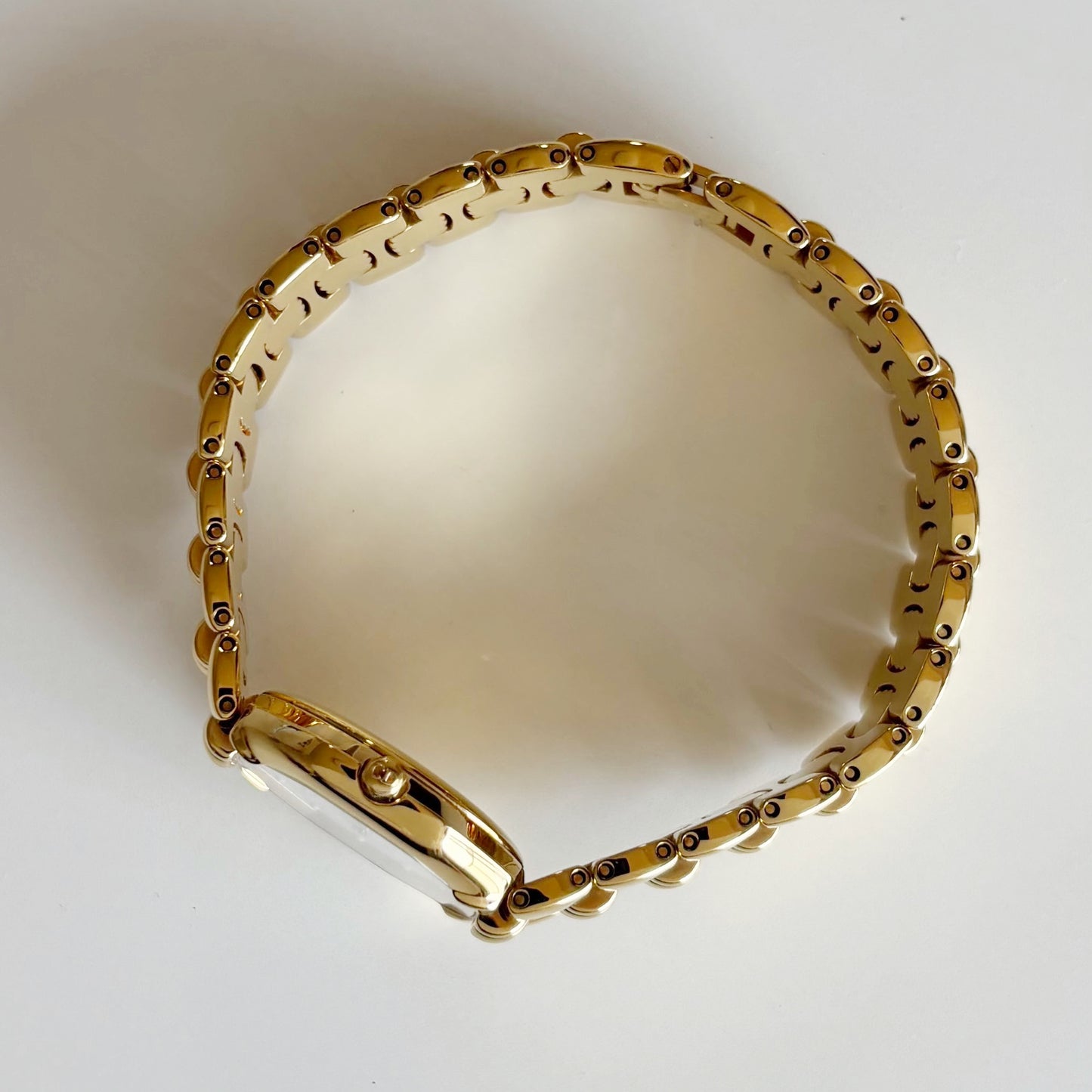 Dior 1990s Octagon Gold Plated Watch