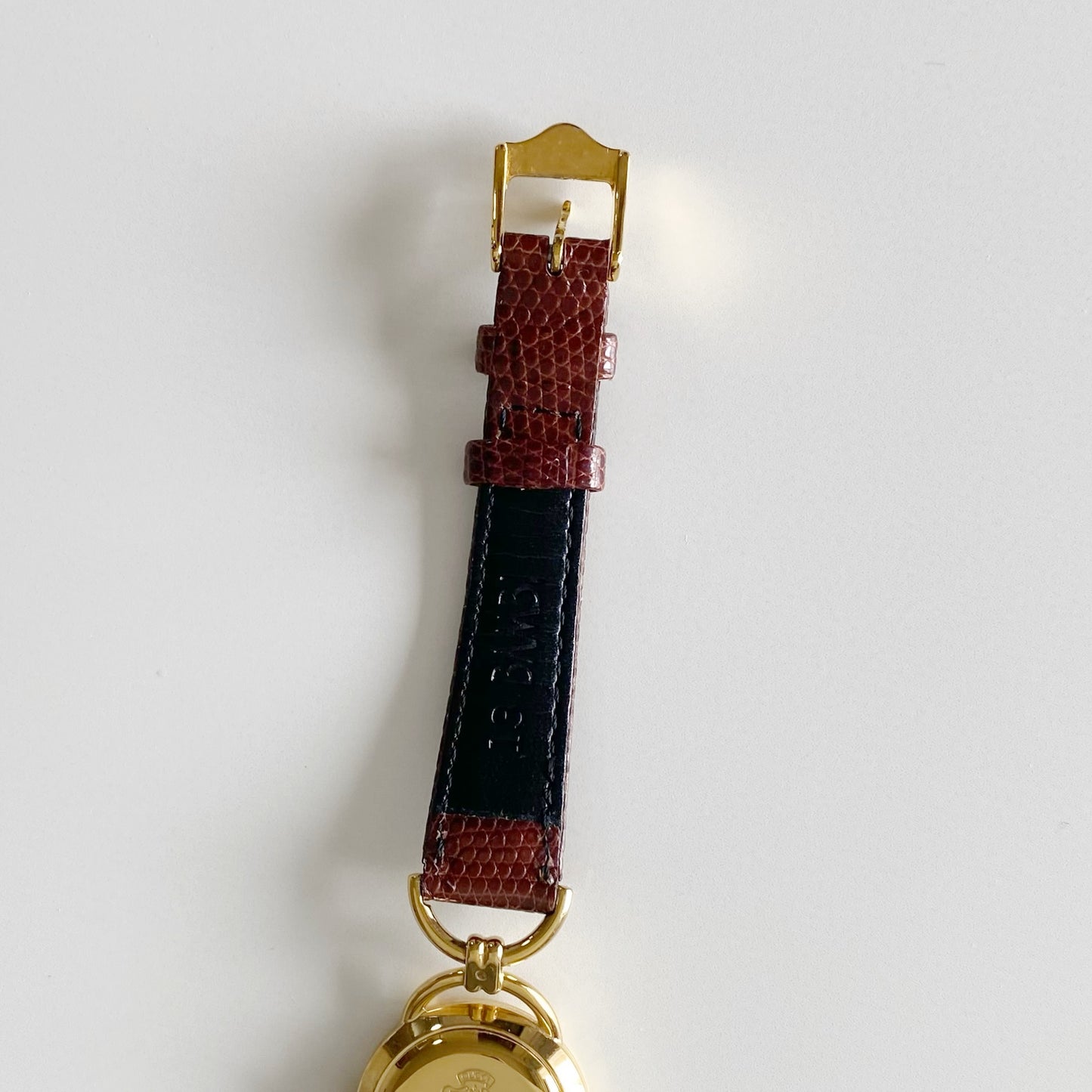 Gucci 1990s Gold Plated Horsebit Watch